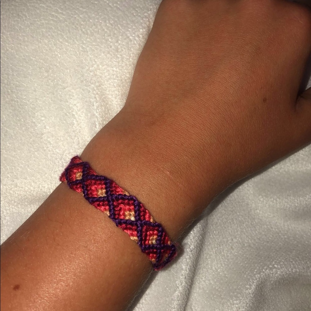 Homemade friendship bracelets